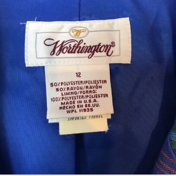 VINTAGE Plaid Boyfriend Jacket - Picture 5 of 5